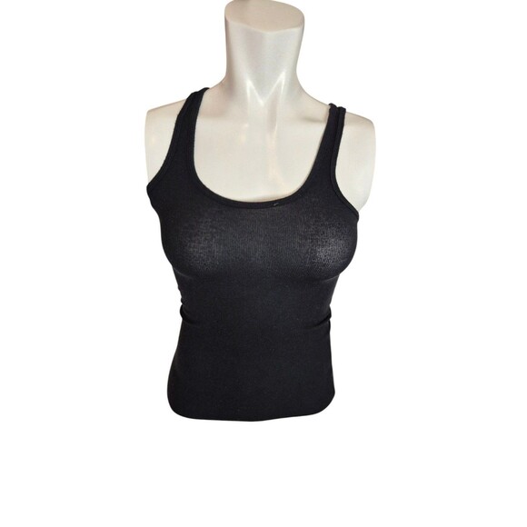 ATM Boy Rib Knit Semi-Sheer Boy Tanks Modal Tissue Weight Black Sz XS/S x2 - Picture 5 of 12